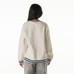 Miami Dolphins The Wild Collective Women's Oversized Vintage French Terry Sweatshirt - Cream sale