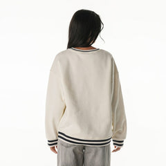 New England Patriots The Wild Collective Women's Oversized Vintage French Terry Sweatshirt - Cream online