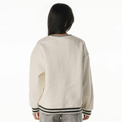 Green Bay Packers The Wild Collective Women's Oversized Vintage French Terry Sweatshirt - Cream on sale