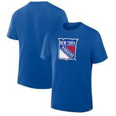 New York Rangers Fanatics Essential Legacy T-Shirt - Blue T-shirts