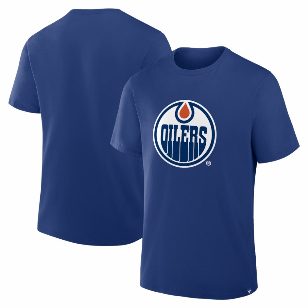 Edmonton Oilers Fanatics Essential Legacy T-Shirt - Royal T-shirts