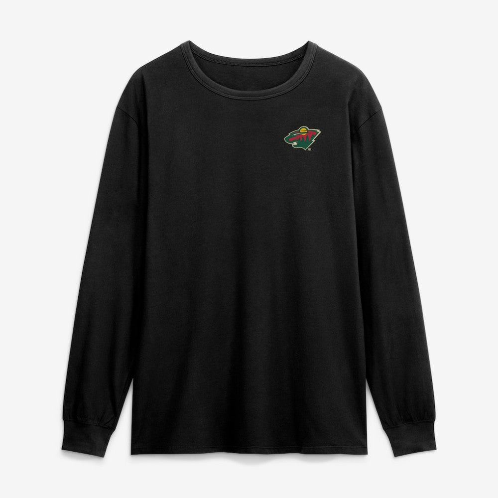 Minnesota Wild Fanatics Game Long Sleeve T-Shirt - Black T-shirts