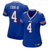 James Cook III Buffalo Bills Women's Team Game Jersey - Royal on sale