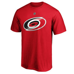 Andrei Svechnikov Carolina Hurricanes Fanatics Authentic Stack Name & Number T-Shirt - Red T-shirts