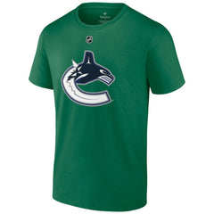 Brock Boeser Vancouver Canucks Fanatics Authentic Stack Name & Number T-Shirt - Green T-shirts
