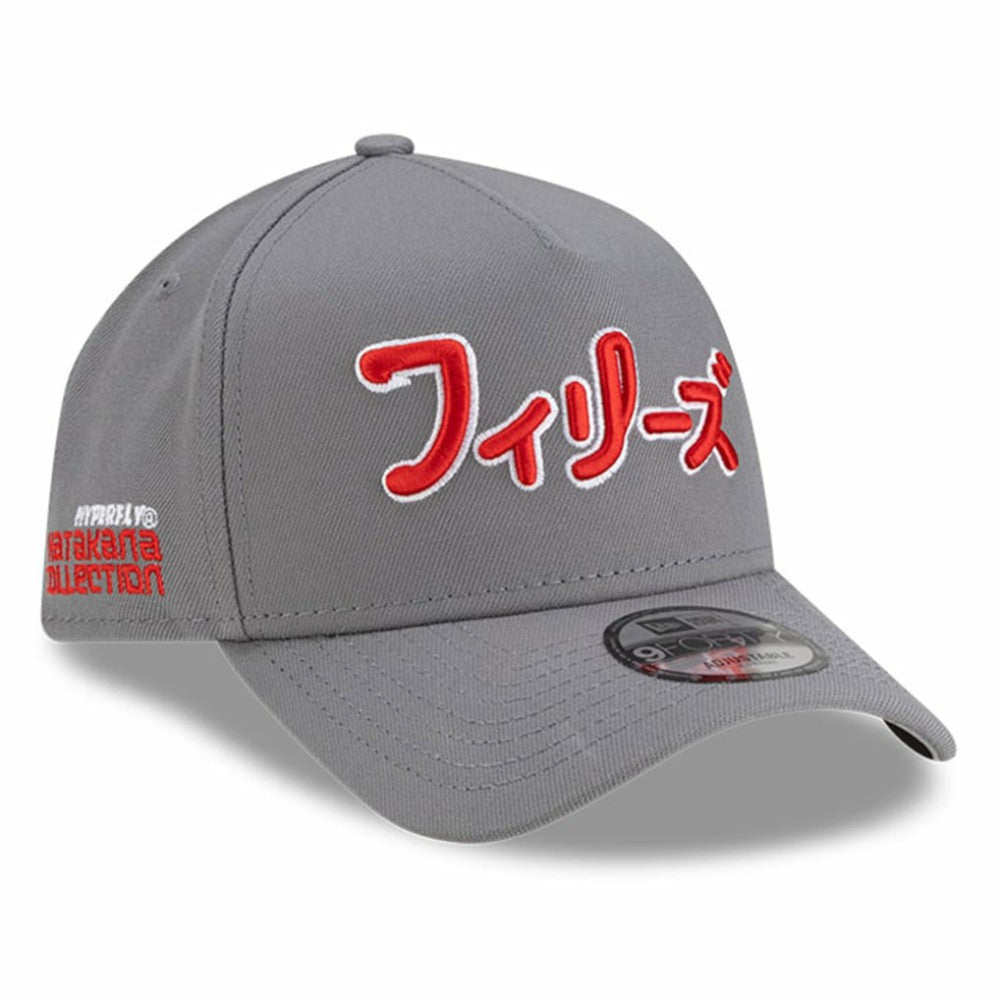Philadelphia Phillies x Hyperfly A-Frame 9FORTY Adjustable Hat Gray