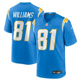 Mike Williams Los Angeles Chargers Team Game Jersey - Powder Blue sale