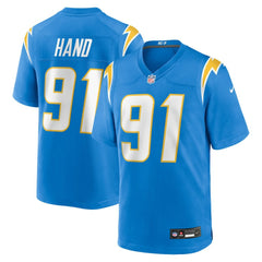 Da'Shawn Hand Los Angeles Chargers Team Game Jersey - Powder Blue on sale
