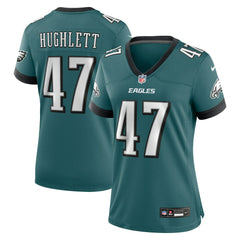 Charley Hughlett Philadelphia Eagles Women's Team Game Jersey - Midnight Green discount