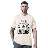 Dallas Cowboys MSX by Michael Strahan Whiteout Vintage T-Shirt - White for sale