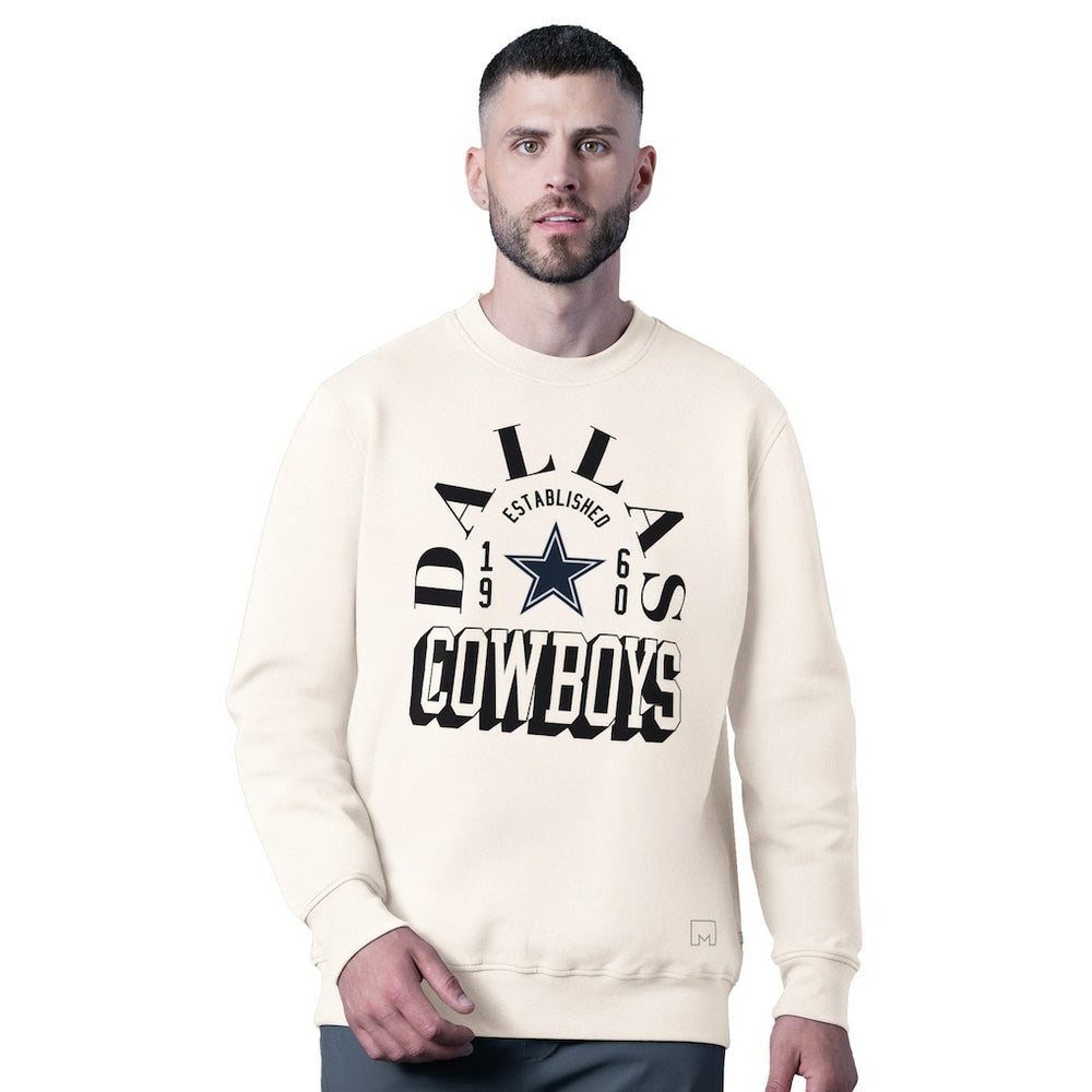 Dallas Cowboys MSX by Michael Strahan Whiteout Tri-Blend Sweatshirt - White online