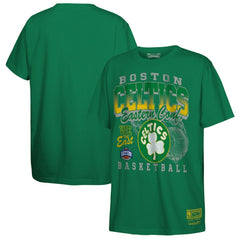 Boston Celtics Youth 2025 NBA Playoffs Retro Monumental T-Shirt - Kelly Green sale