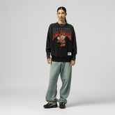 Cleveland Browns Women's Delineate Mineral Wash Crewneck Sweatshirt - Black online