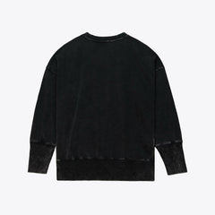 Green Bay Packers Women's Delineate Mineral Wash Crewneck Sweatshirt - Black cheap
