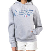 Toronto Blue Jays Starter Women's Groovy Script Team Fleece Pullover Hoodie Gray