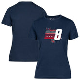 Alexander Ovechkin Washington Capitals Levelwear Women's NHL All-Time Leading Goal Scorer Milestone Stripes Name & Number Maddox T-Shirt - Navy T-shirts