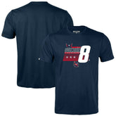 Alexander Ovechkin Washington Capitals Levelwear Youth NHL All-Time Leading Goal Scorer Milestone Stripes Name & Number Little Richmond T-Shirt - Navy T-shirts