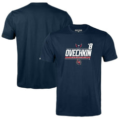 Alexander Ovechkin Washington Capitals Levelwear Youth NHL All-Time Leading Goal Scorer Milestone Name & Number Little Richmond T-Shirt - Navy T-shirts