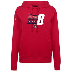 Alexander Ovechkin Washington Capitals Levelwear Women's NHL All-Time Leading Goal Scorer Milestone Stripes Name & Number Adorn Pullover Hoodie - Red Hoodies