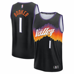 Devin Booker Phoenix Suns 2025/26 City Edition Fast Break Jersey - Black sale