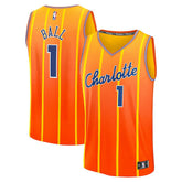 LaMelo Ball Charlotte Hornets 2025/26 City Edition Fast Break Jersey - Orange outlet
