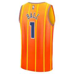LaMelo Ball Charlotte Hornets 2025/26 City Edition Fast Break Jersey - Orange outlet