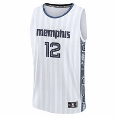 Ja Morant Memphis Grizzlies Youth 2025/26 City Edition Fast Break Jersey - White discount