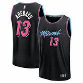 Bam Adebayo Miami Heat Youth 2025/26 City Edition Fast Break Jersey - Black on sale