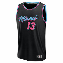 Bam Adebayo Miami Heat Youth 2025/26 City Edition Fast Break Jersey - Black on sale