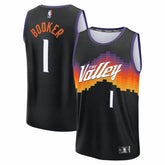 Devin Booker Phoenix Suns Youth 2025/26 City Edition Fast Break Jersey - Black for sale
