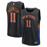 Jalen Brunson New York Knicks Fast Break Jersey - Statement Edition - Black online