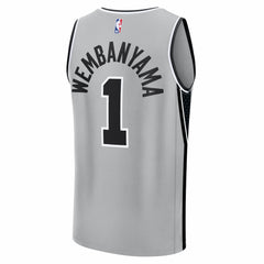 Victor Wembanyama San Antonio Spurs Fast Break Jersey - Statement Edition - Silver online