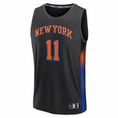 Jalen Brunson New York Knicks Youth Fast Break Jersey - Statement Edition - Black outlet