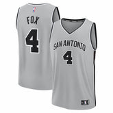 De'Aaron Fox San Antonio Spurs Youth Fast Break Jersey - Statement Edition - Silver discount