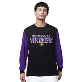 Minnesota Vikings Starter Thursday Night Gridiron Long Sleeve T-Shirt- Black discount