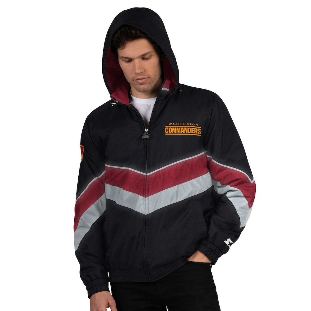 Washington Commanders Starter Thursday Night Gridiron Full-Zip Jacket - Black/Burgundy online