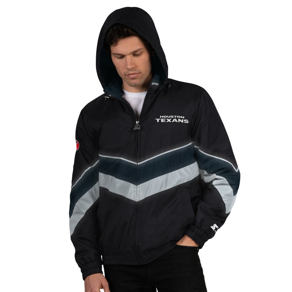 Houston Texans Starter Thursday Night Gridiron Full-Zip Jacket - Black/Navy sale