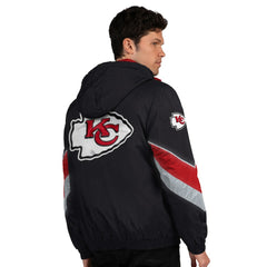 Kansas City Chiefs Starter Thursday Night Gridiron Full-Zip Jacket - Black/Red on sale