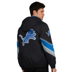 Detroit Lions Starter Thursday Night Gridiron Full-Zip Jacket - Black/Blue on sale