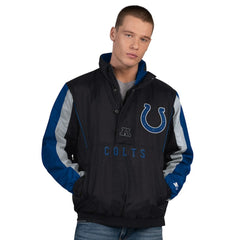 Indianapolis Colts Starter Thursday Night Gridiron Half-Zip Jacket - Black outlet