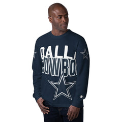 Dallas Cowboys Starter Clutch Hit Long Sleeve T-Shirt - Navy online