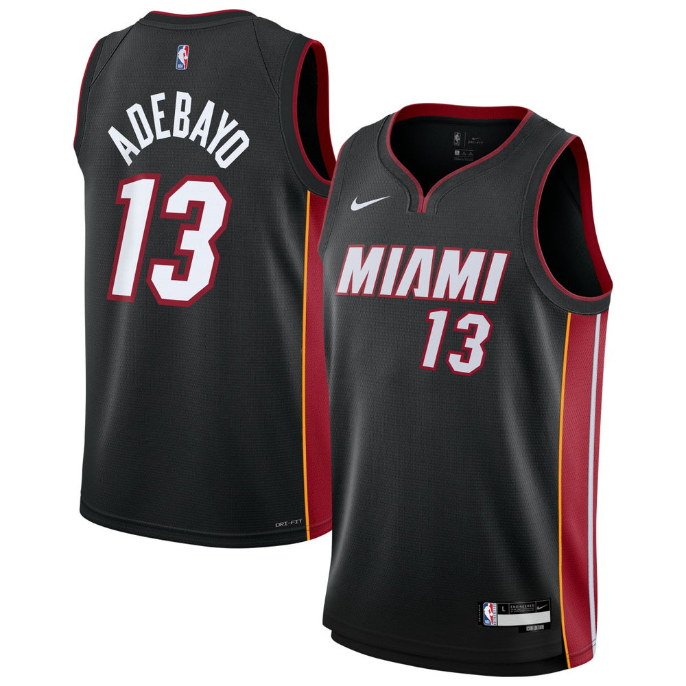 Bam Adebayo Miami Heat Youth Swingman Jersey - Icon Edition - Black on sale