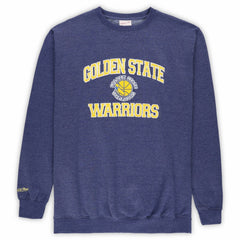 Golden State Warriors Hardwood Classics Big & Tall Crewneck Sweatshirt sale - Heather Royal cheap
