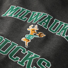 Milwaukee Bucks Hardwood Classics Big & Tall Crewneck Sweatshirt - Heather Charcoal shop
