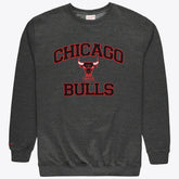 Chicago Bulls Hardwood Classics Big & Tall Crewneck Sweatshirt - Heather Charcoal outlet