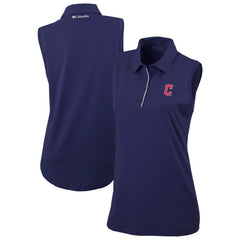 Cleveland Guardians Women's Tend The Ball Sleeveless Polo Navy