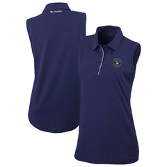 Milwaukee Brewers Women's Tend The Ball Sleeveless Polo Navy