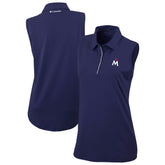 Minnesota Twins Women's Tend The Ball Sleeveless Polo Navy