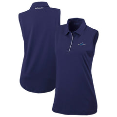 Tampa Bay Rays Women's Tend The Ball Sleeveless Polo Navy