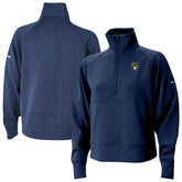 Milwaukee Brewers Women's Wickhams Hills Raglan Omni-Wick Quarter-Zip Pullover Navy